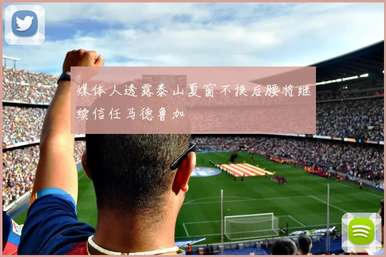 媒体人透露泰山夏窗不换后腰将继续信任马德鲁加